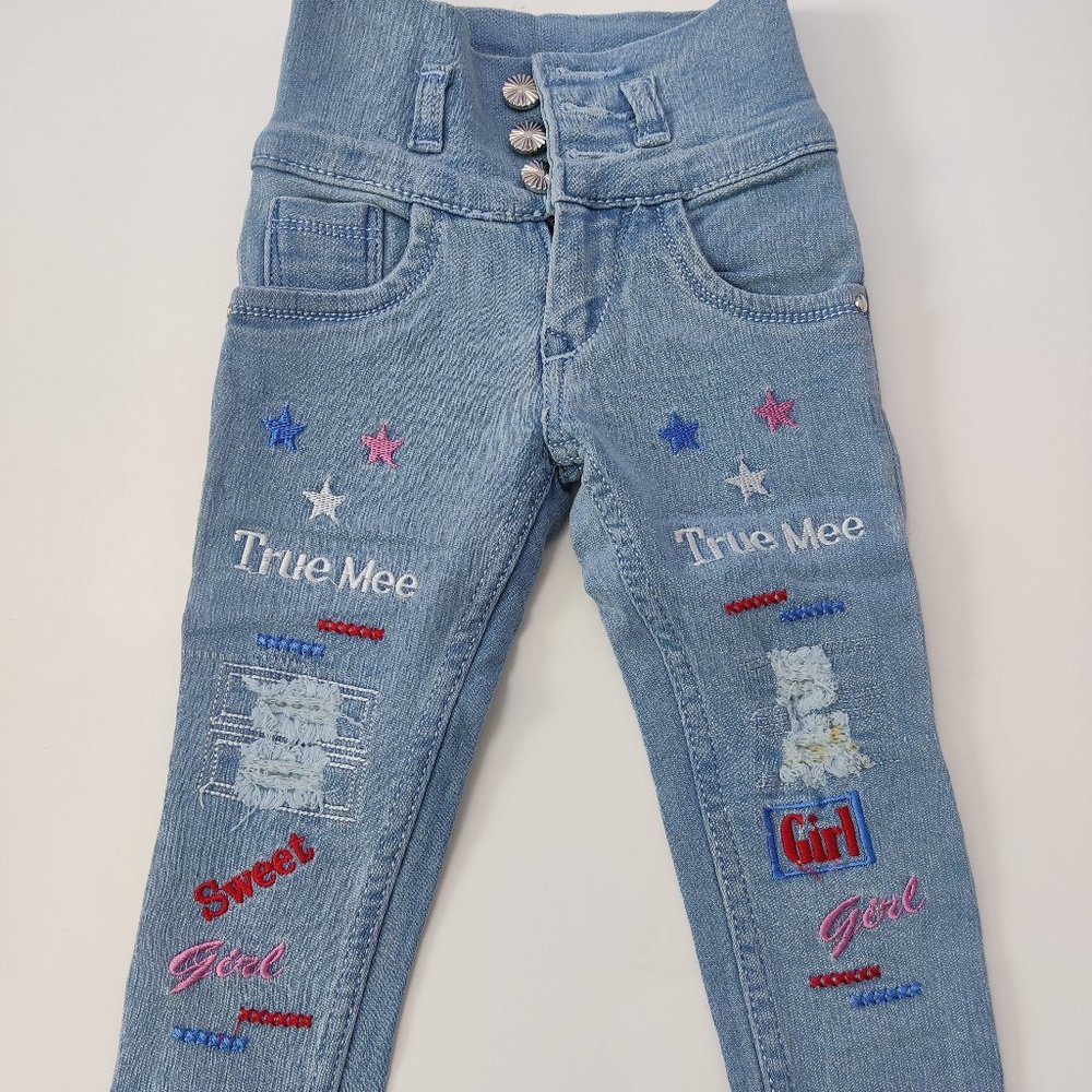 Girls jeans size 7/8, NWT, stretchy, pick one - Picture 3 of 7